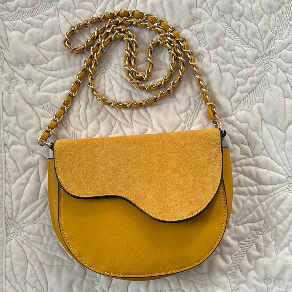 Wild fable Yellow mustard Chain Strap Women's Bag